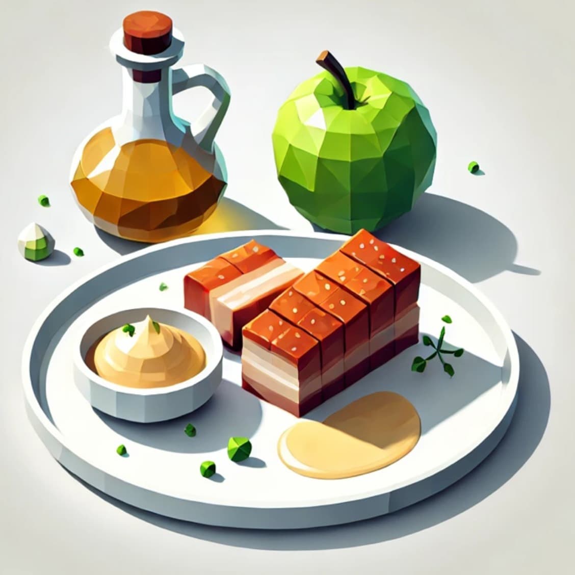 Pork Belly with Apple Sauce