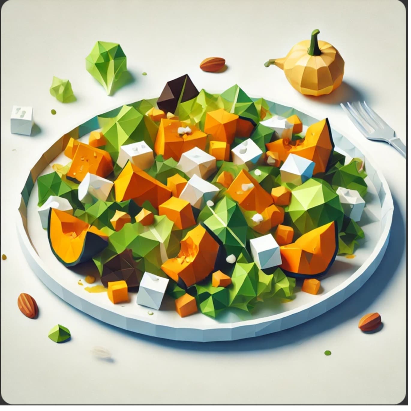 Pumpkin and Feta Salad